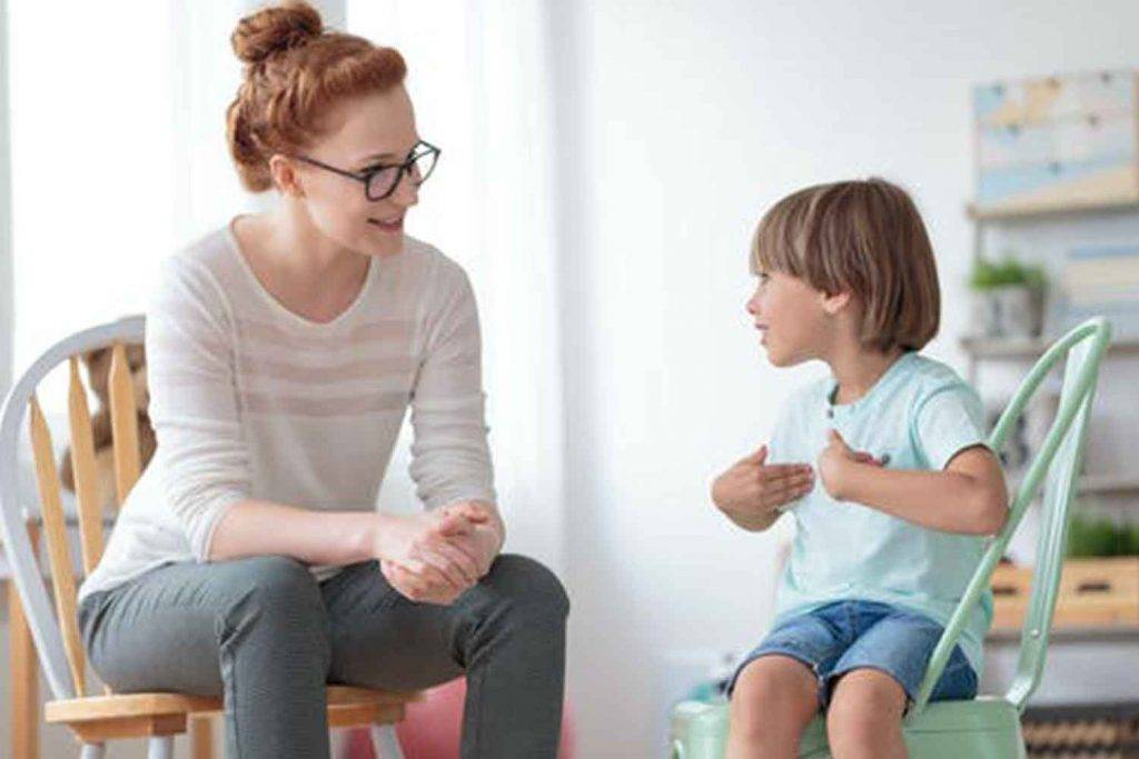Woman Therapist Seeing A Child Client Careers